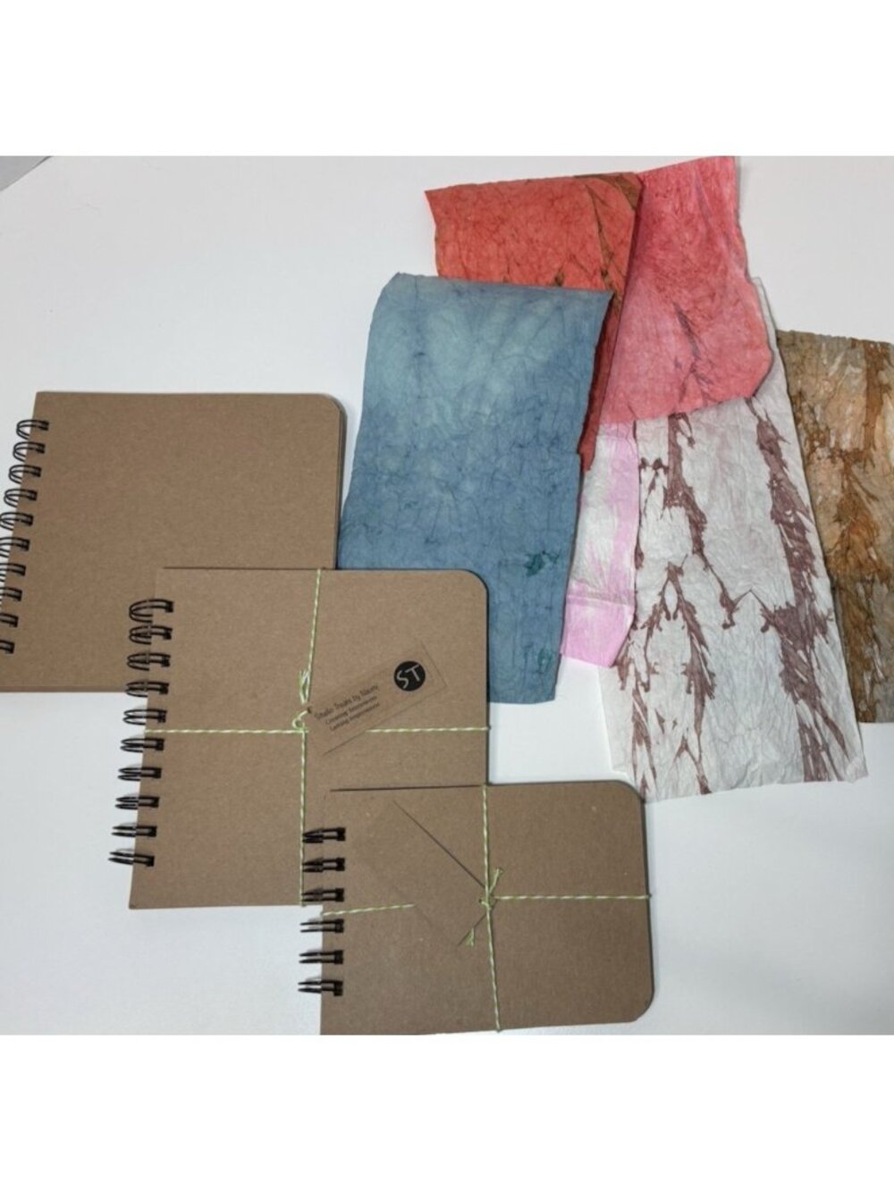 Mixed Media blank Albums Junk Journal Lot of 3 6" x 6" and 5" x 4"  Plus Extras